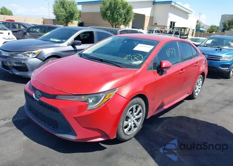 2020 Toyota Corolla Le из США, поврежденный, VIN 5YFEPRAE6LP094640
